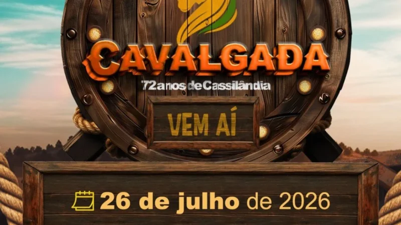 Cavalgada marca celebração dos 72 anos de Cassilândia com programação e premiações especiais