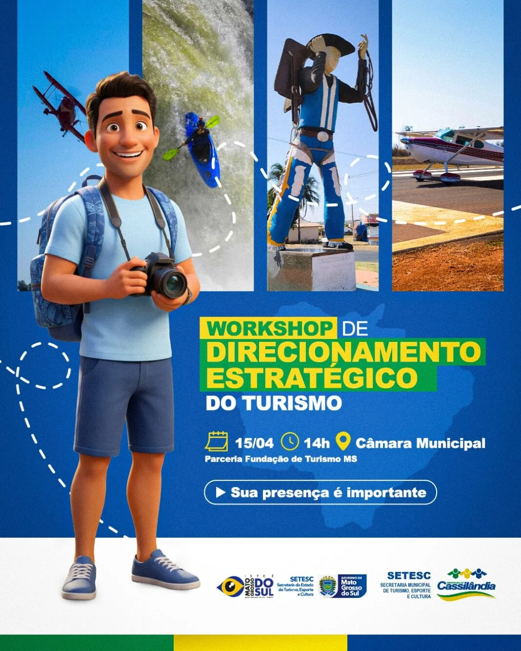 Cassilândia discute o futuro do turismo em workshop estratégico