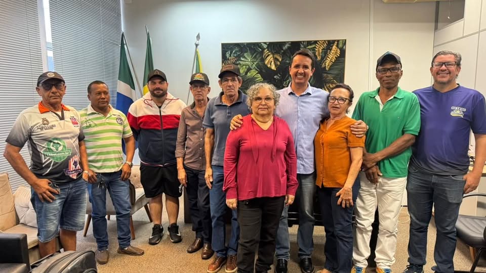Prefeito recebe atletas da “Melhor Idade” que representarão Cassilândia em competição estadual