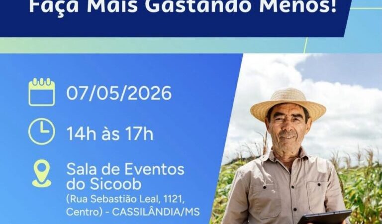 Workshop do Sebrae orienta produtores a reduzir custos e aumentar resultados em Cassilândia