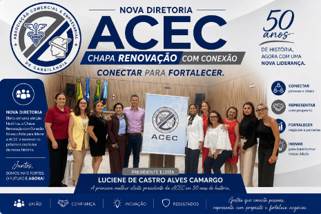 Luciene Camargo é eleita primeira mulher presidente da ACEC em eleição histórica