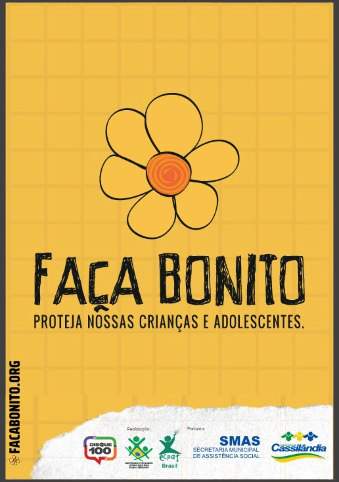 Cassilândia realiza 1ª Caminhada Faça Bonito em defesa das crianças e adolescentes