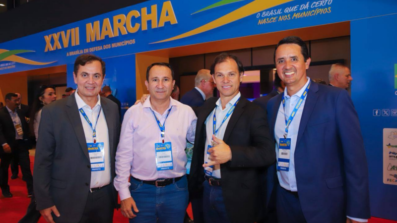 Prefeito Rodrigo Freitas representa Cassilândia na XXVII Marcha a Brasília em Defesa dos Municípios