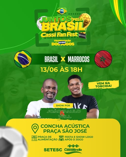 A emoção do futebol vai tomar conta de Cassilândia!