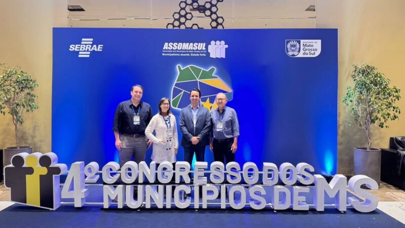 Prefeito Rodrigo Freitas participa do 4º Congresso dos Municípios de Mato Grosso do Sul