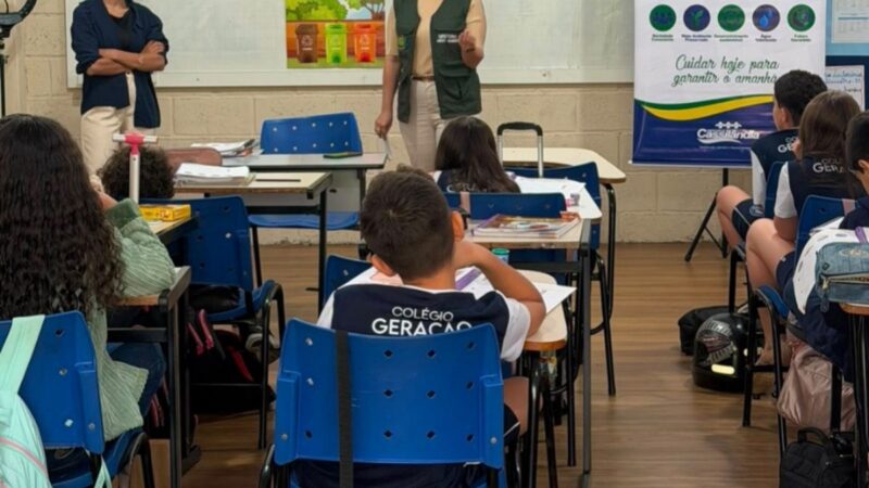 Diretoria de Meio Ambiente promove palestra “Que lixo é esse?” para alunos do Colégio Geração