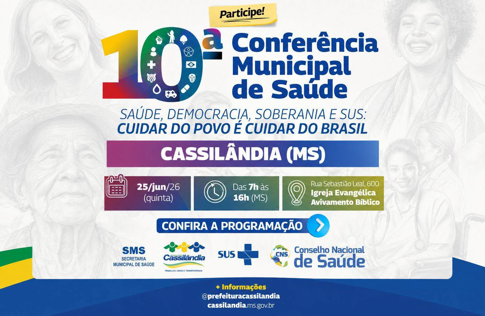 Cassilândia realiza 10ª Conferência Municipal de Saúde com foco no fortalecimento do SUS