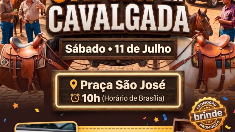 Pit Stop da Cavalgada acontece neste sábado na Praça São José e terá distribuição de brindes