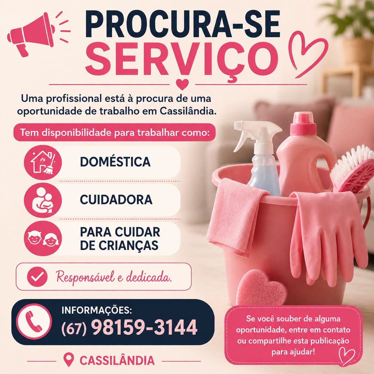 PROCURA-SE SERVIÇO