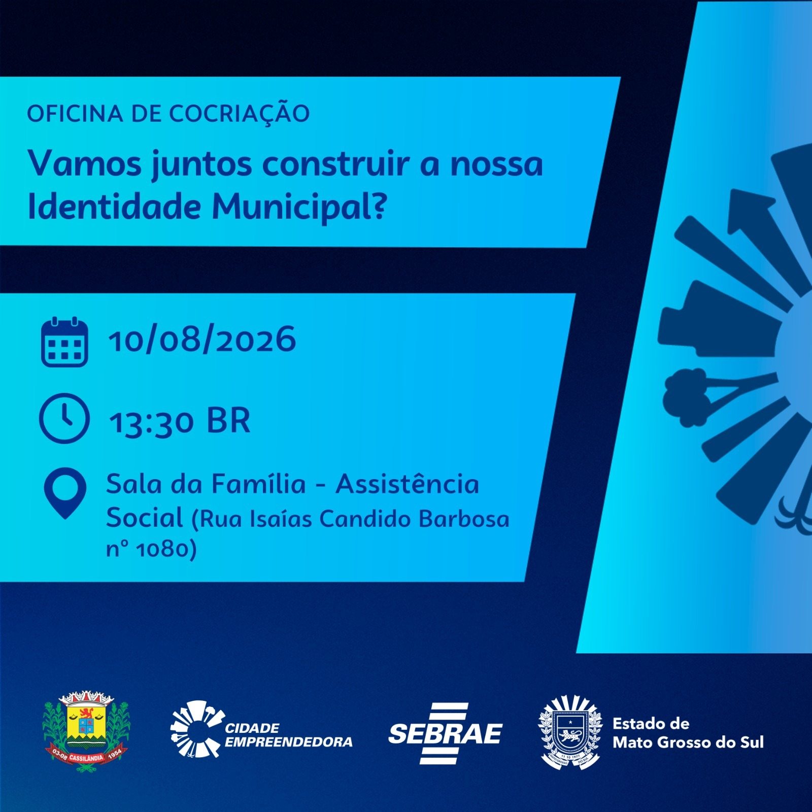Oficina vai reunir comunidade para construção da identidade do município