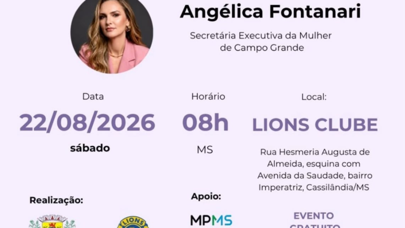 Secretaria de Assistência Social promove palestra do Agosto Lilás em Cassilândia