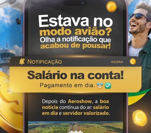 Prefeitura de Cassilândia confirma salário na conta dos servidores e reforça compromisso com pagamento em dia
