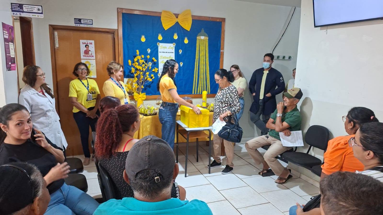 Secretaria de Saúde promove roda de conversa sobre saúde mental durante o Setembro Amarelo