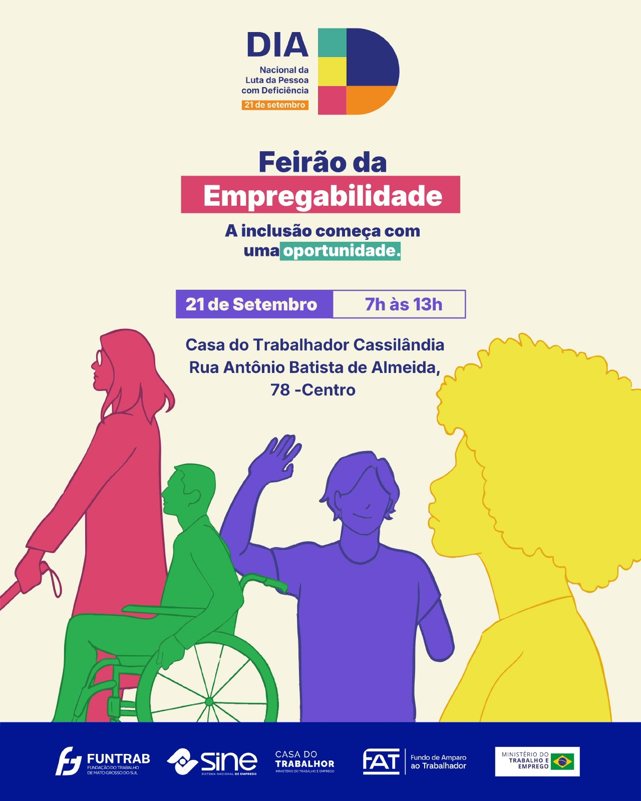 Casa do Trabalhador de Cassilândia participa do Dia da Empregabilidade da Pessoa com Deficiência