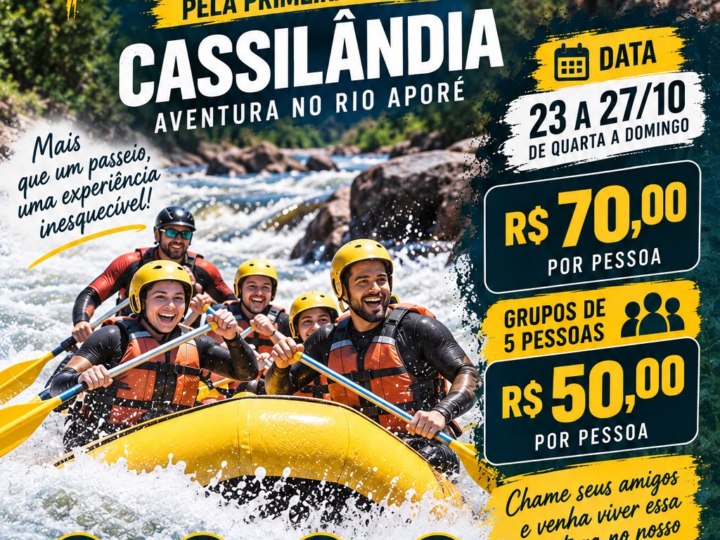 Cassilândia recebe etapa de canoagem e destaca o Rio Aporé como destino de aventura e contato com a natureza