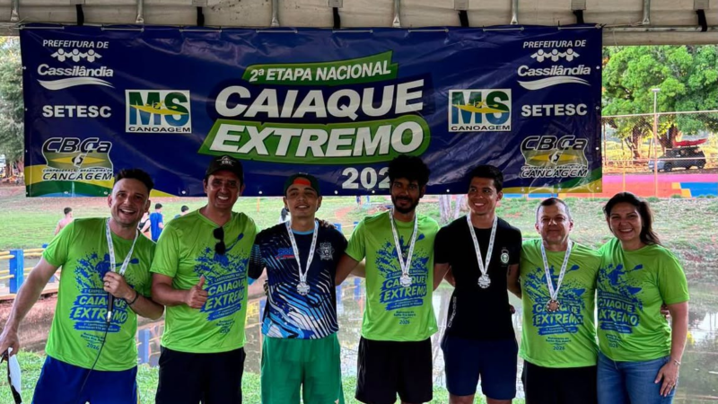 Cassilândia recebeu Campeonato Centro-Oeste de Canoagem no Salto do Rio Aporé