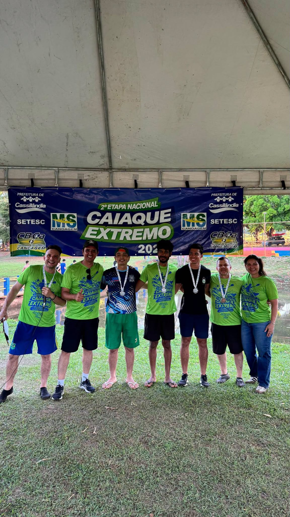 Cassilândia recebeu Campeonato Centro-Oeste de Canoagem no Salto do Rio Aporé