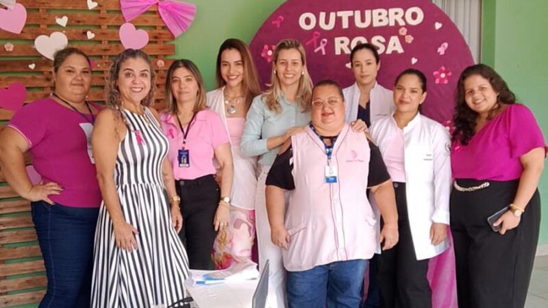 CRAS promove ação do Outubro Rosa com famílias acompanhadas pelo PAIF em Cassilândia.