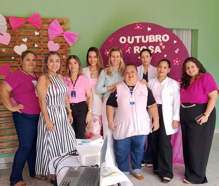 CRAS promove ação do Outubro Rosa com famílias acompanhadas pelo PAIF em Cassilândia.