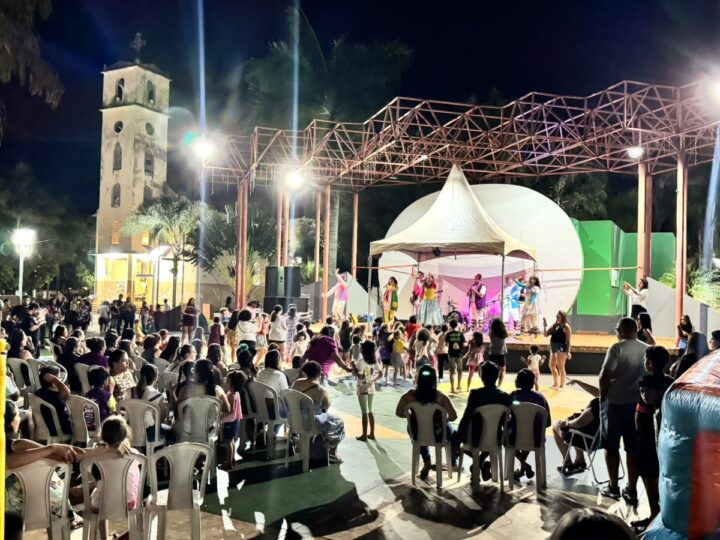 Prefeitura e SETESC promovem tarde de diversão para crianças na Praça São José