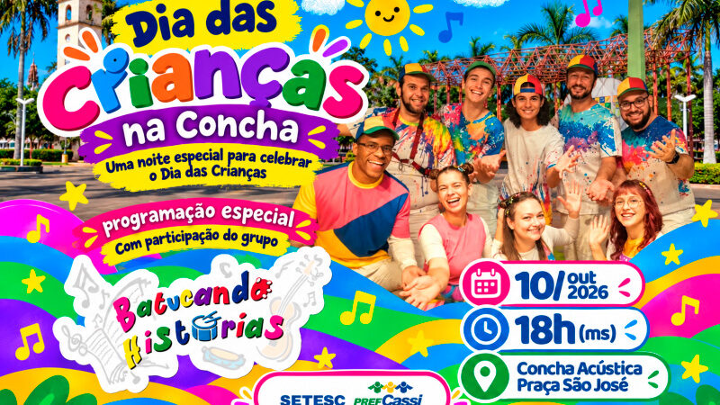 É HOJE! Cassilândia celebra o Dia das Crianças com festa especial na Praça São José