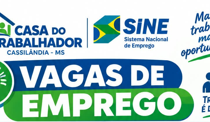 Casa do Trabalhador de Cassilândia disponibilizou 38 vagas de emprego