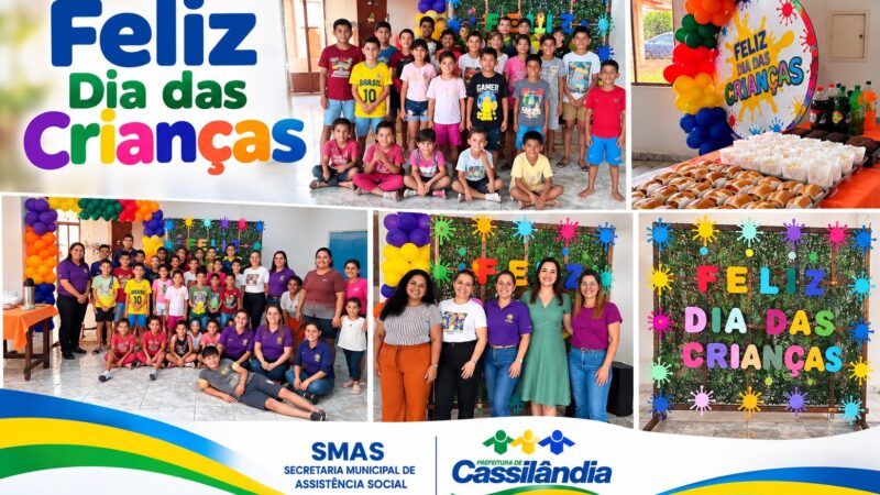 Assistência Social promove manhã especial para crianças e adolescentes do SCFVCA