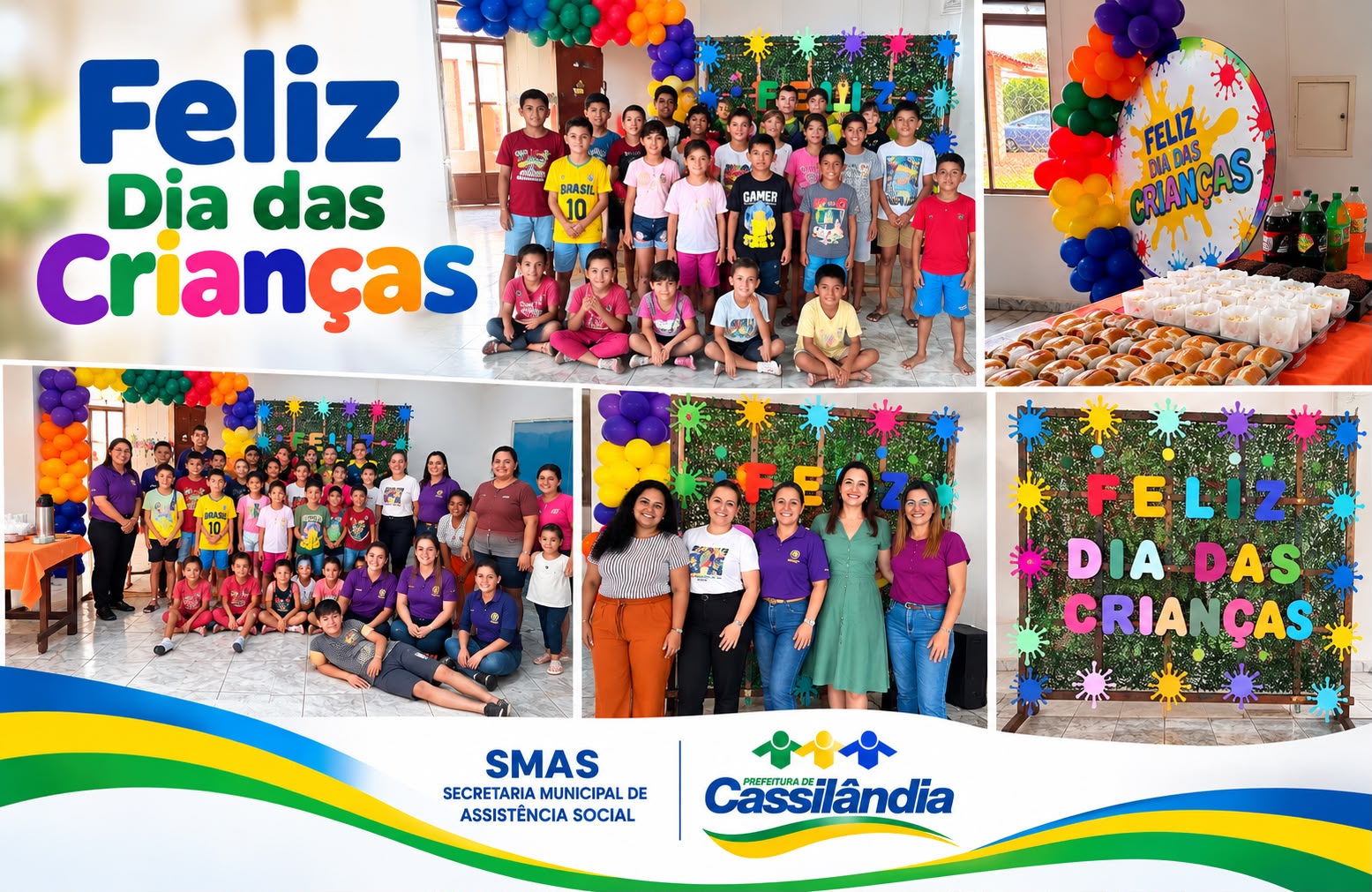 Assistência Social promove manhã especial para crianças e adolescentes do SCFVCA