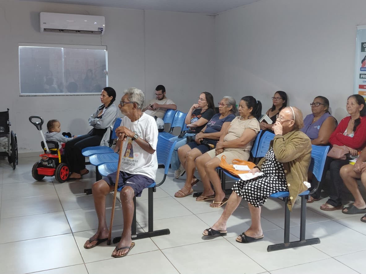 UBS Dr. Adaias Marques Moreira promove atividade educativa sobre autocuidado com pacientes do Hiperdia