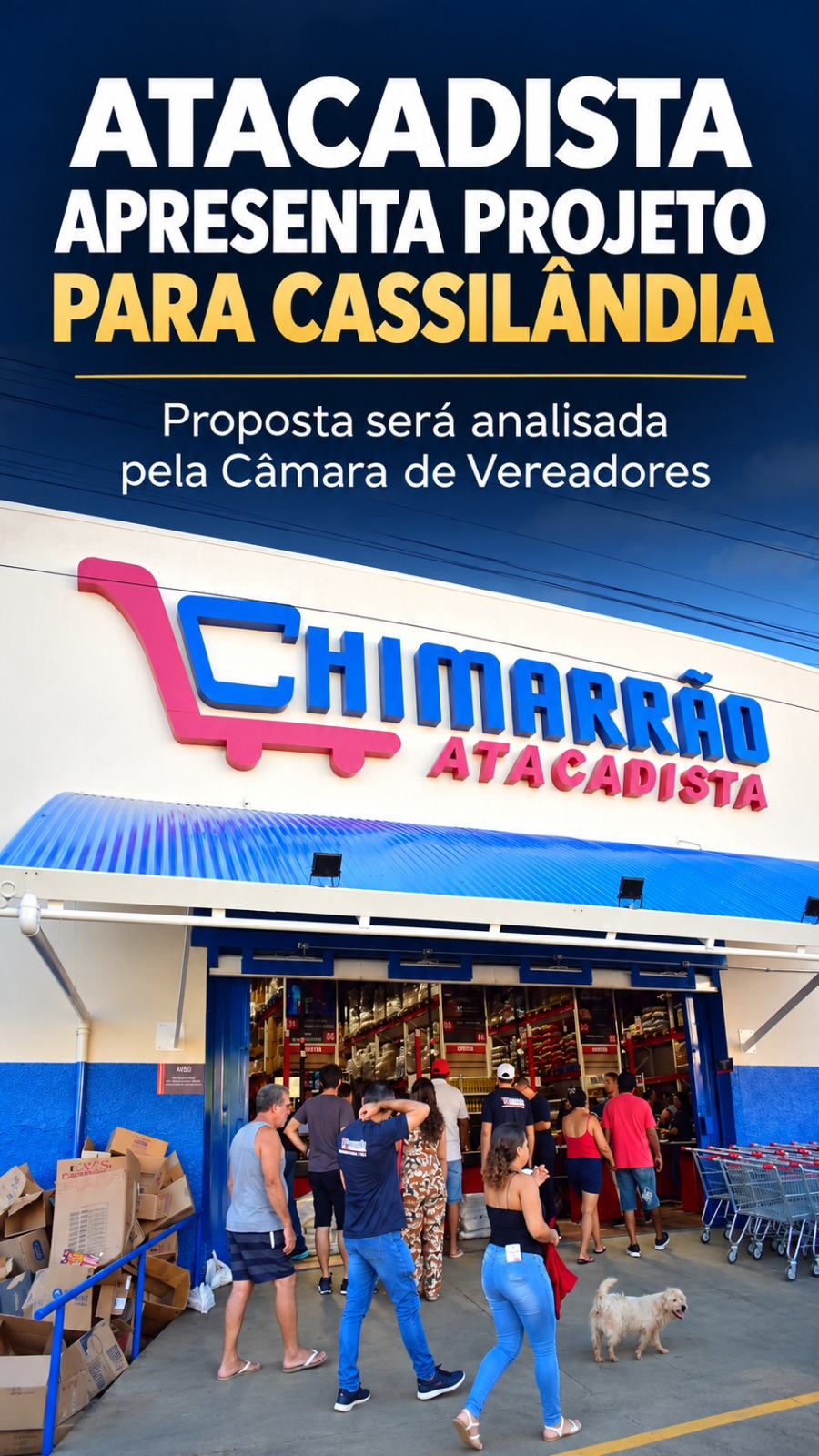 Atacadista apresenta projeto para instalação de unidade em Cassilândia
